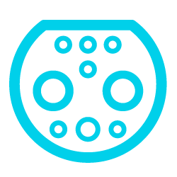 AC type 1 charging plug